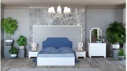 Luna ağ yataq dəsti