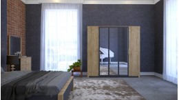 Lugano paltar dolabı 5 qapılı 