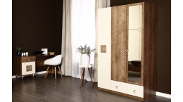 Royal gənc paltar dolabı 3 qapılı